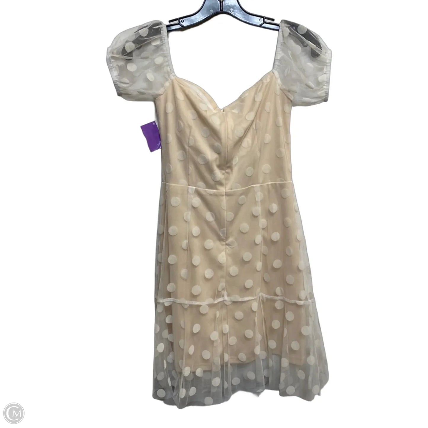 Dress Casual Short By d&m In Cream, Size: S