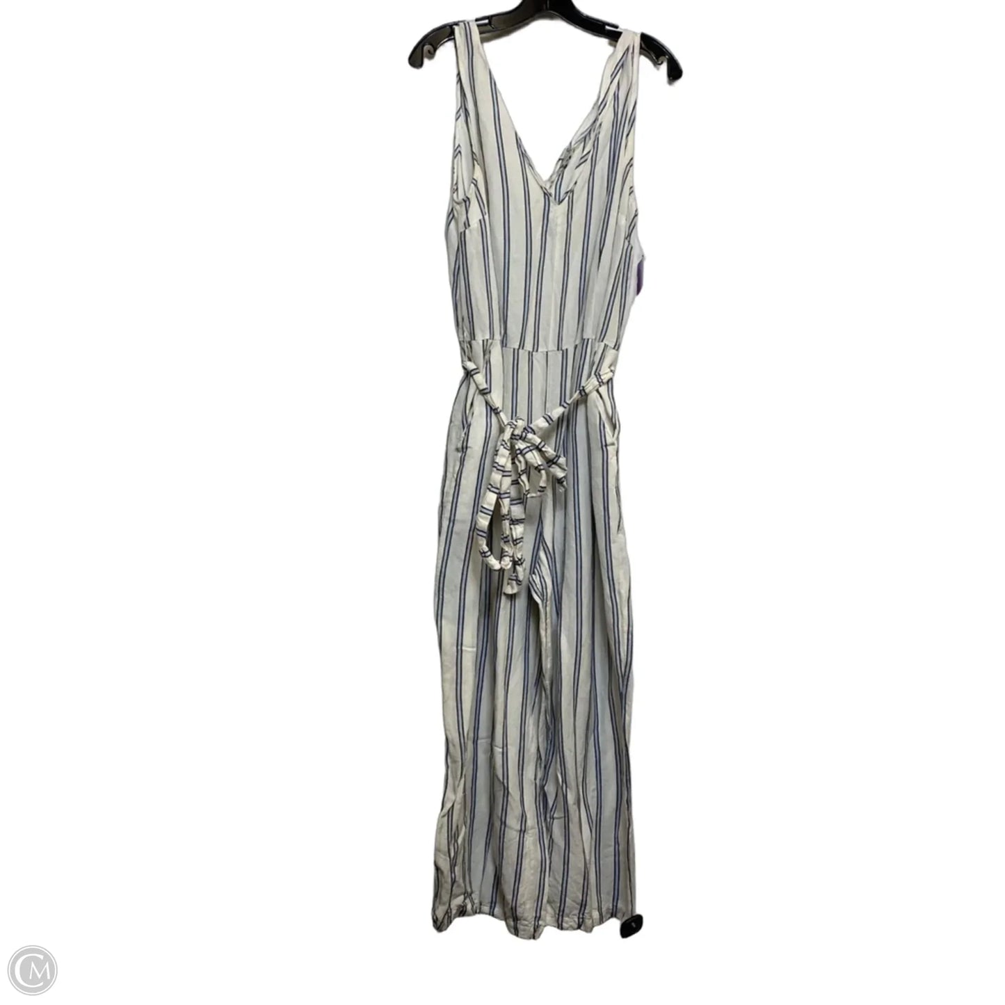 Jumpsuit By A New Day In Blue & Cream, Size: Xl