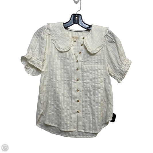 Top Short Sleeve By Pilcro In White, Size: Xs