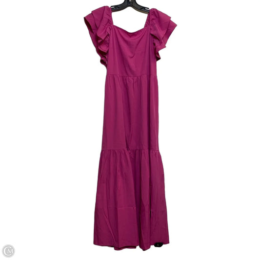 Dress Casual Maxi By Shein In Pink, Size: 1x