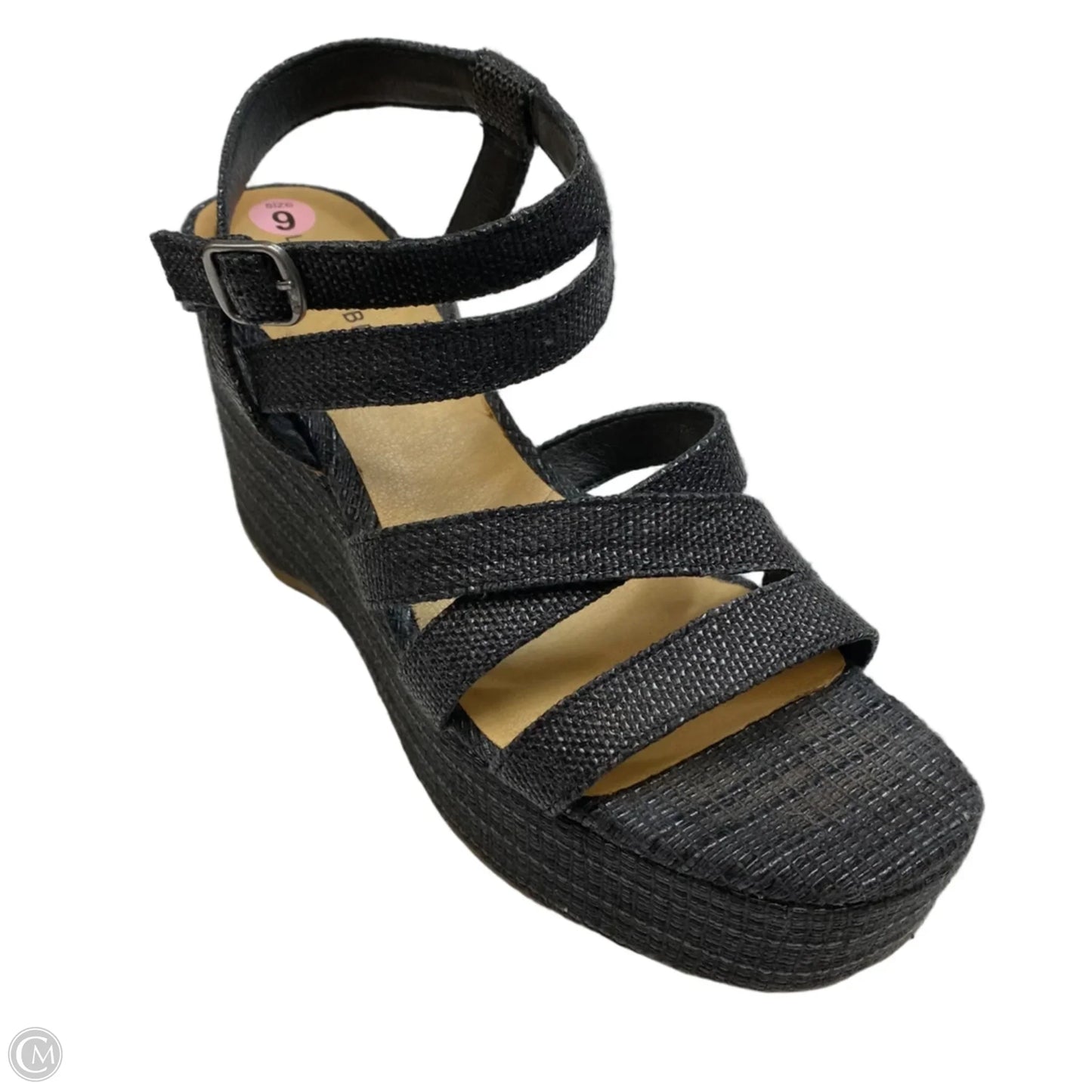 Shoes Heels Platform By Lucky Brand In Black, Size: 9.5
