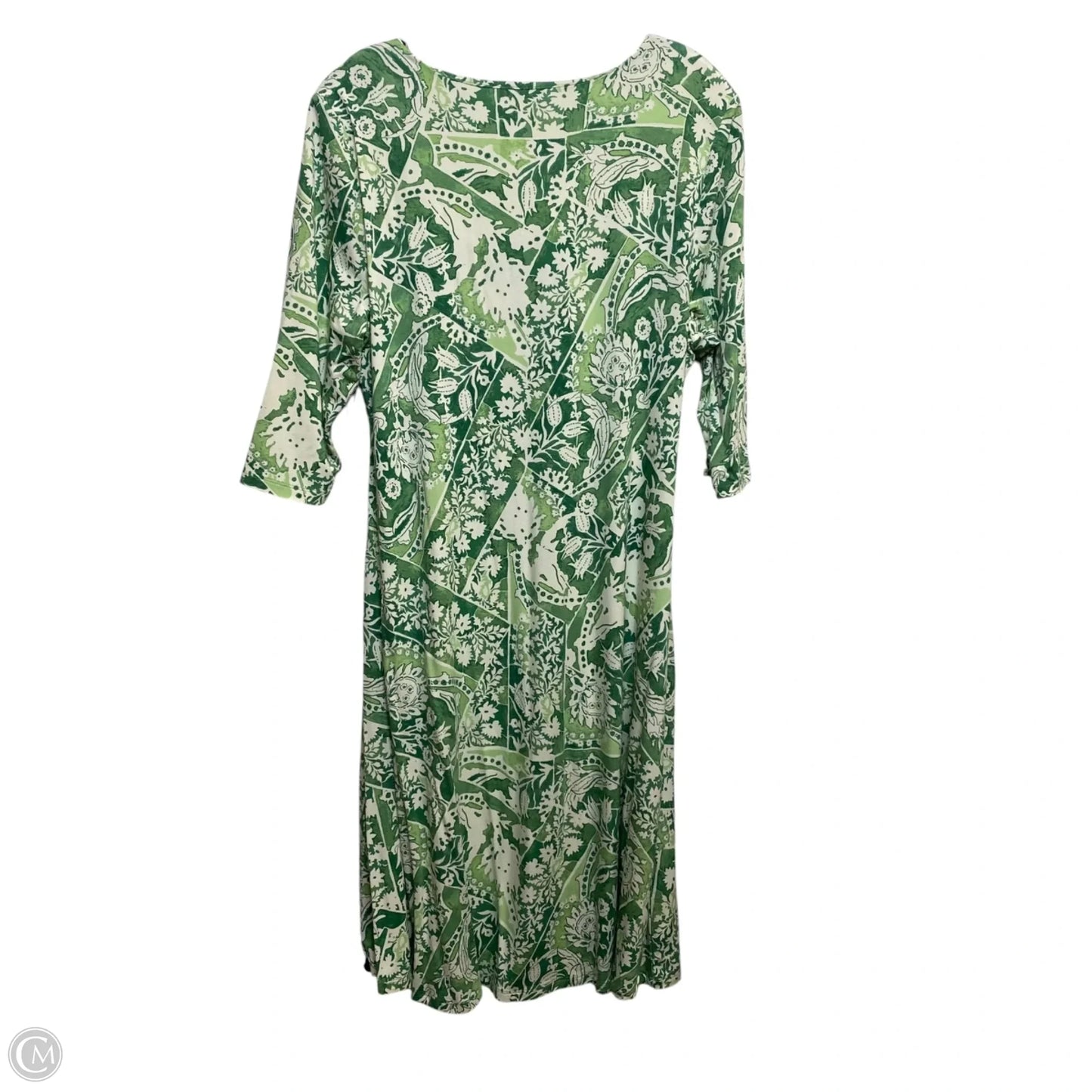 Dress Casual Midi By Soft Surroundings In Green, Size: Lp