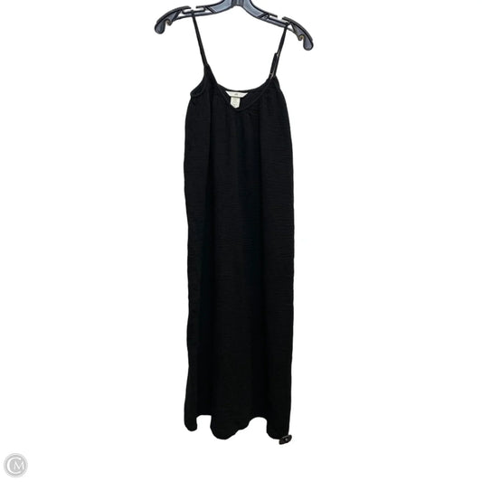 Dress Casual Midi By H&m In Black, Size: S