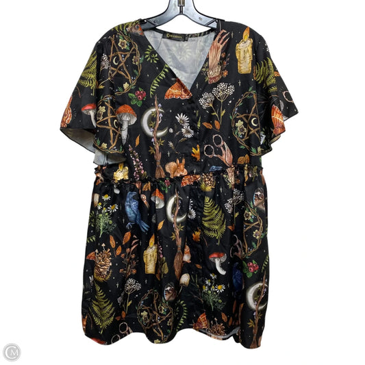 Top Short Sleeve By Clothes Mentor In Multi-colored, Size: 2x