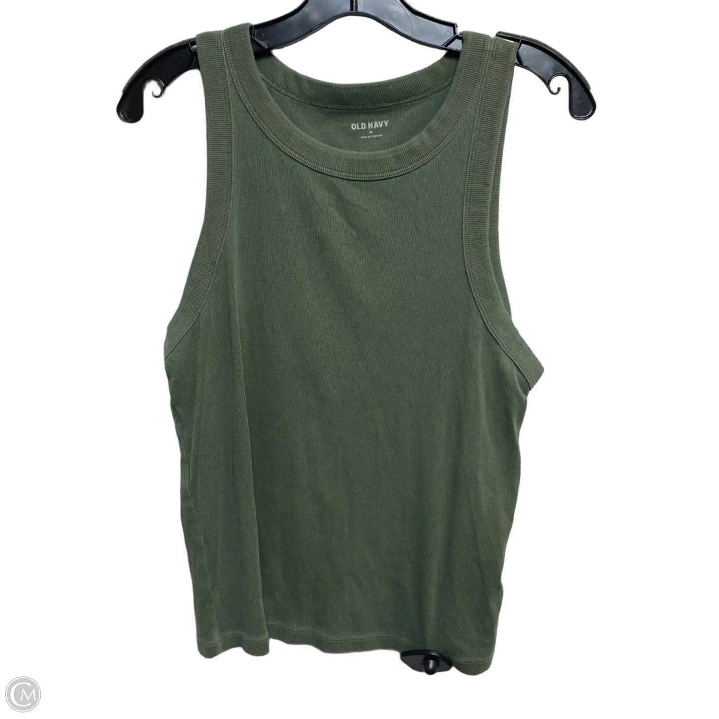 Top Sleeveless By Old Navy In Green, Size: Xl