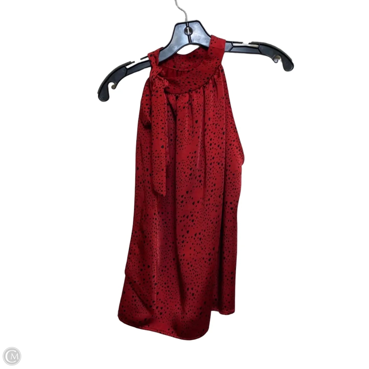 Top Sleeveless By Inc In Red, Size: M