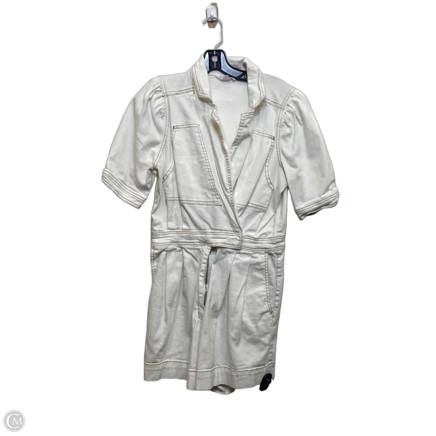 Romper By Day + Moon In Cream, Size: M