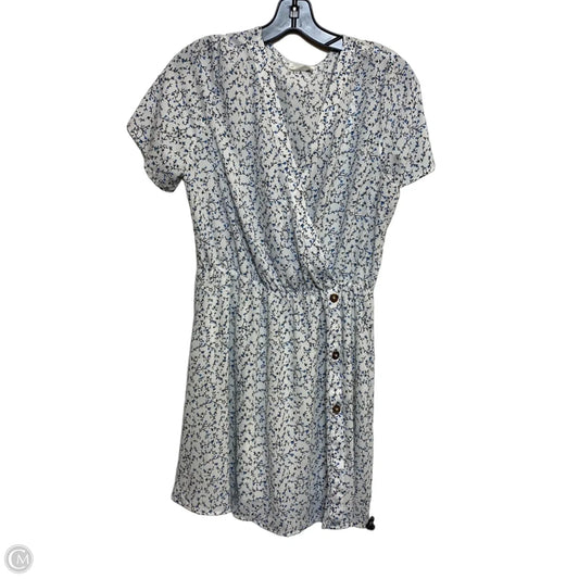 Dress Casual Short By Sienna Sky In Blue & White, Size: L