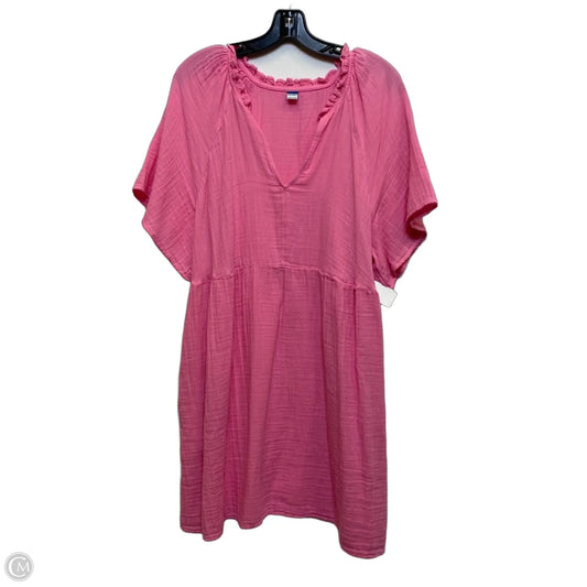 Dress Casual Short By Old Navy In Pink, Size: L