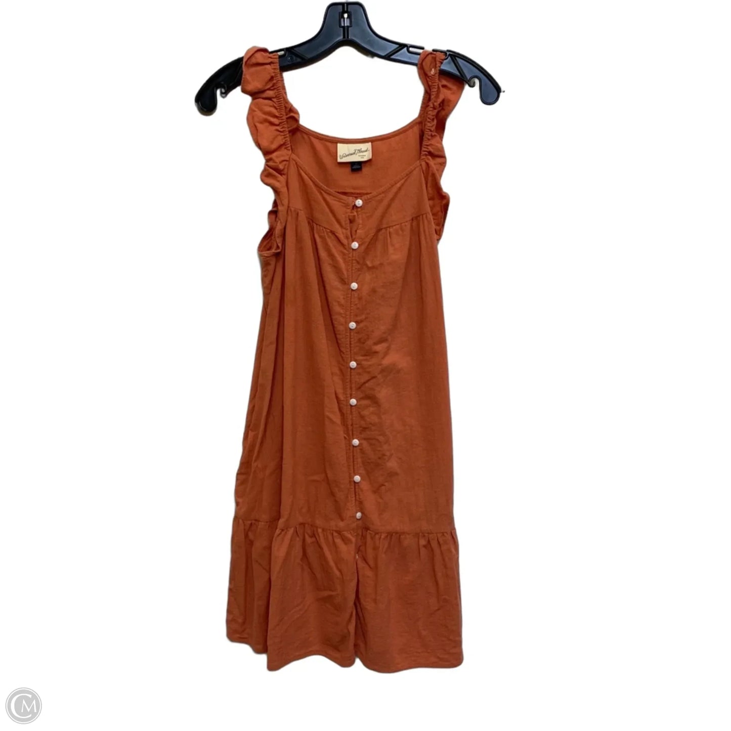 Dress Casual Short By Universal Thread In Orange, Size: S