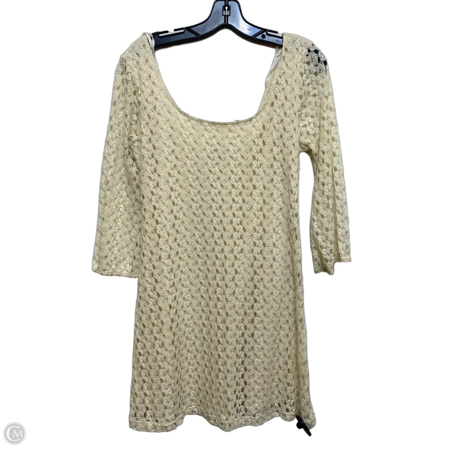 Dress Casual Short By As U Wish In Cream, Size: L