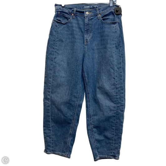 Jeans Cropped By Old Navy In Blue Denim, Size: 14