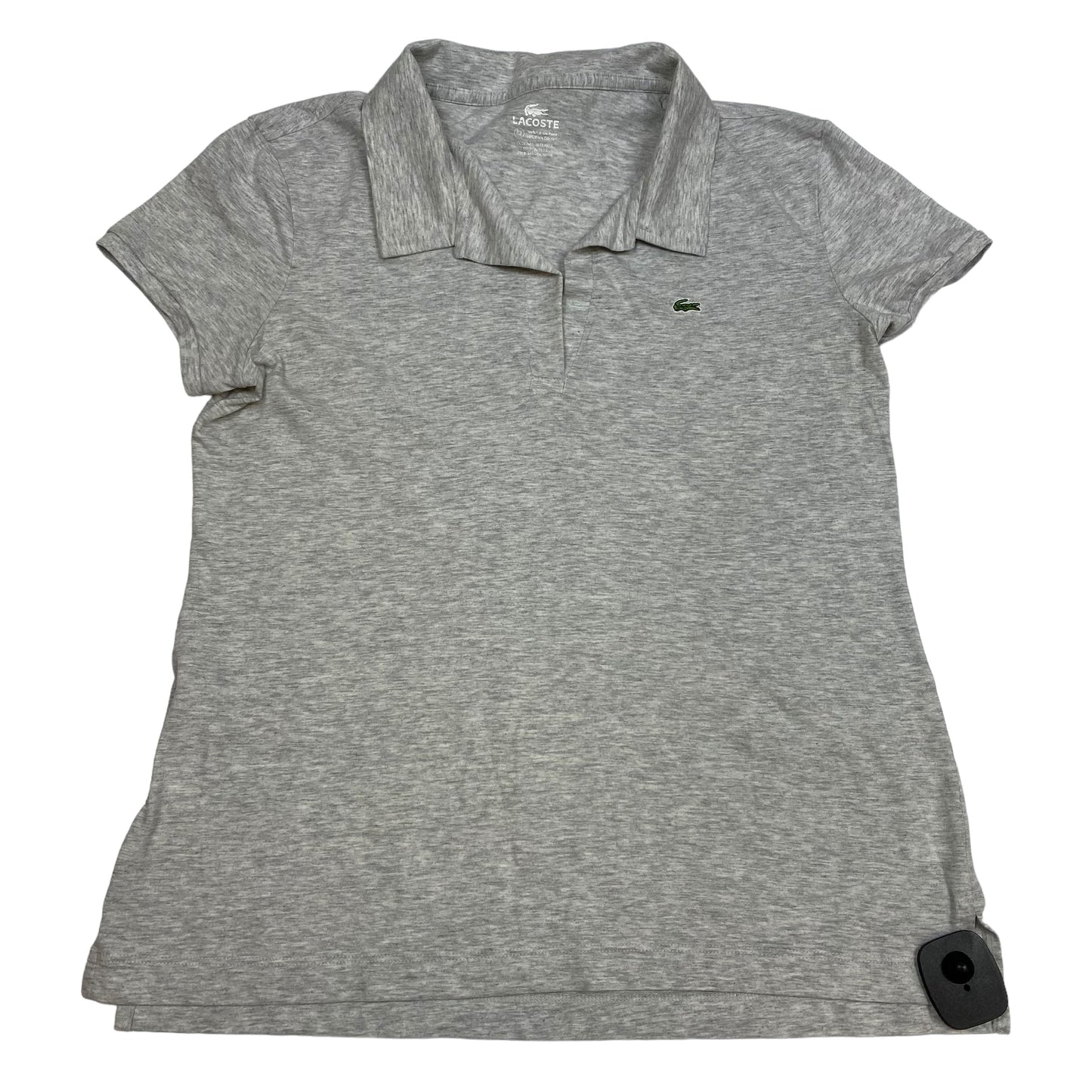 Grey Top Short Sleeve Lacoste, Size M