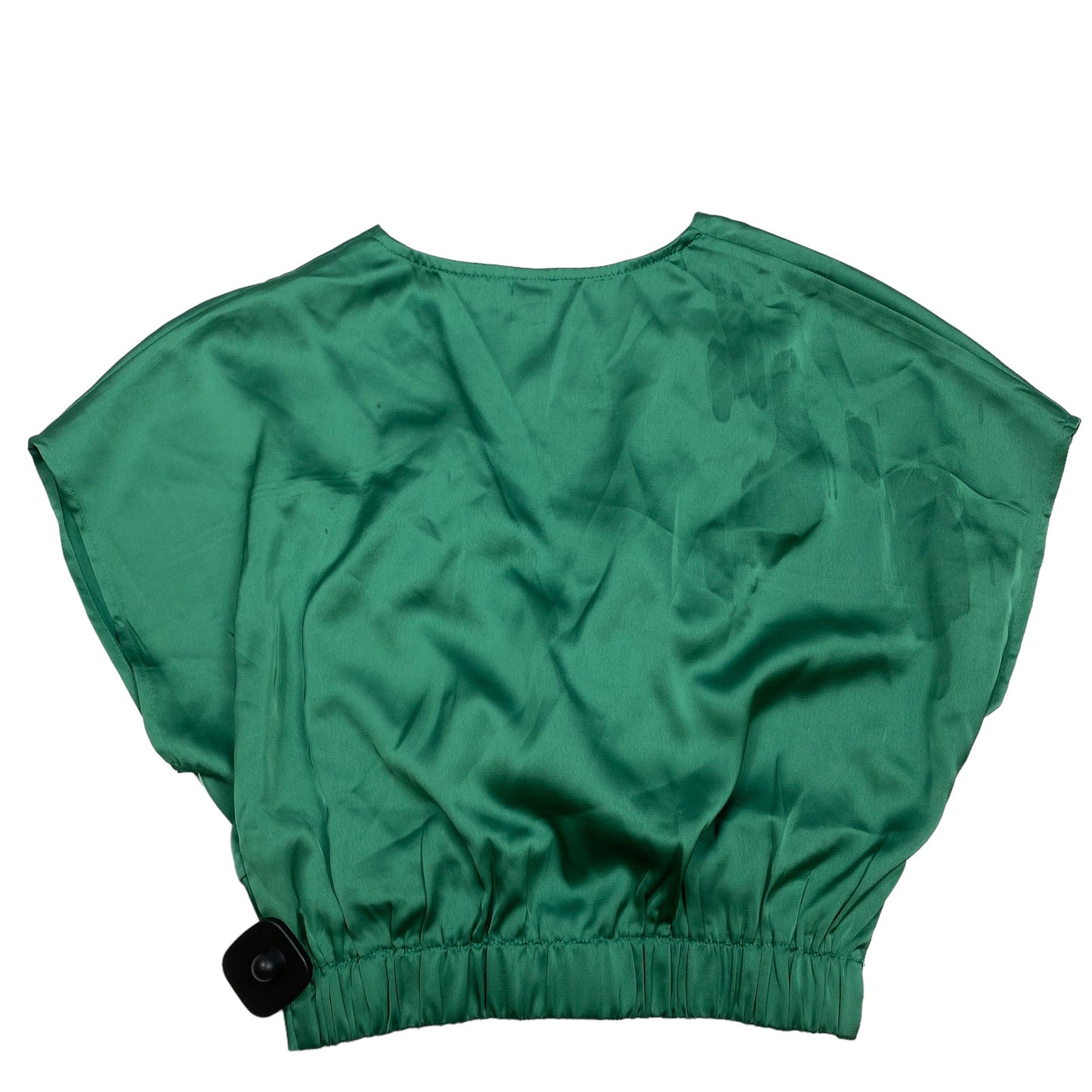 Green Top Short Sleeve Shein, Size S