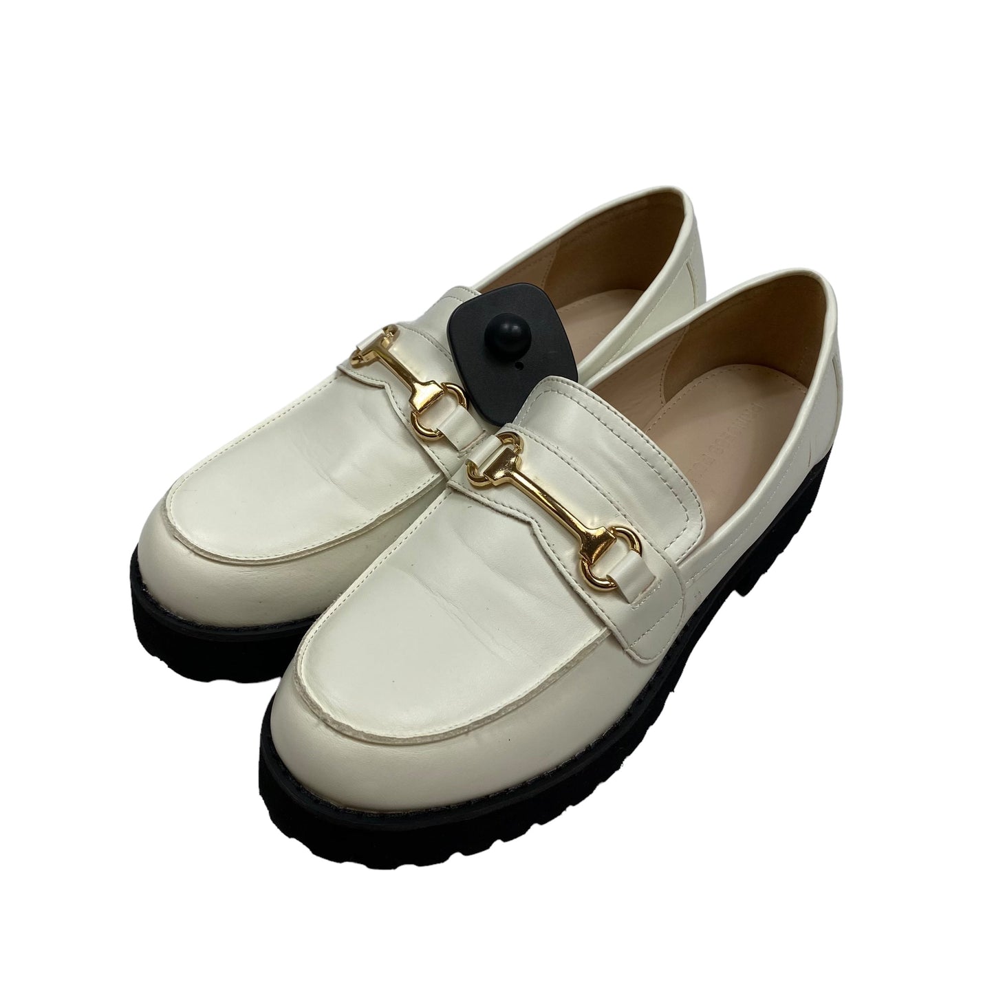 Cream Shoes Flats Princess Polly, Size 9