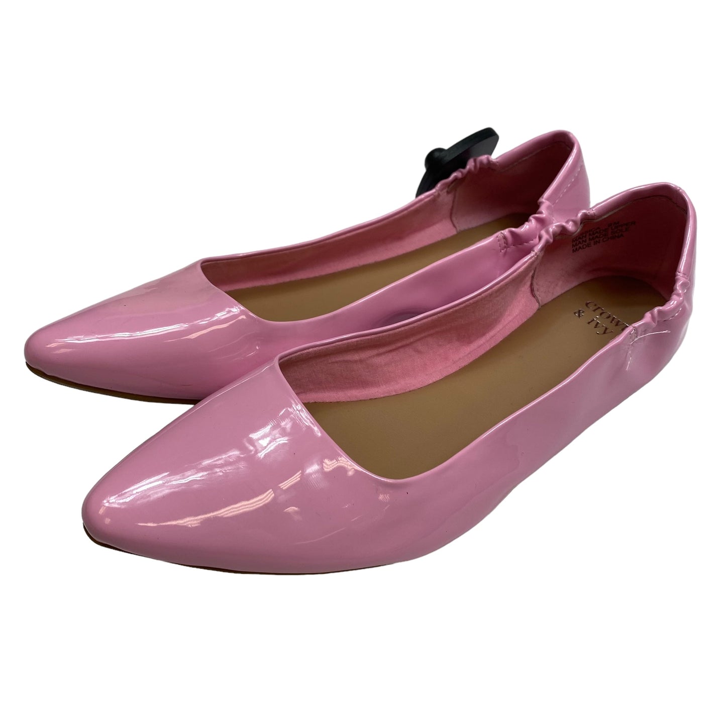 Pink Shoes Flats Crown And Ivy, Size 9