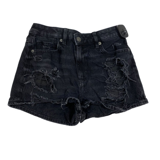 Black Denim Shorts American Eagle, Size 00