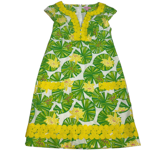 Green Dress Designer Lilly Pulitzer, Size Xs