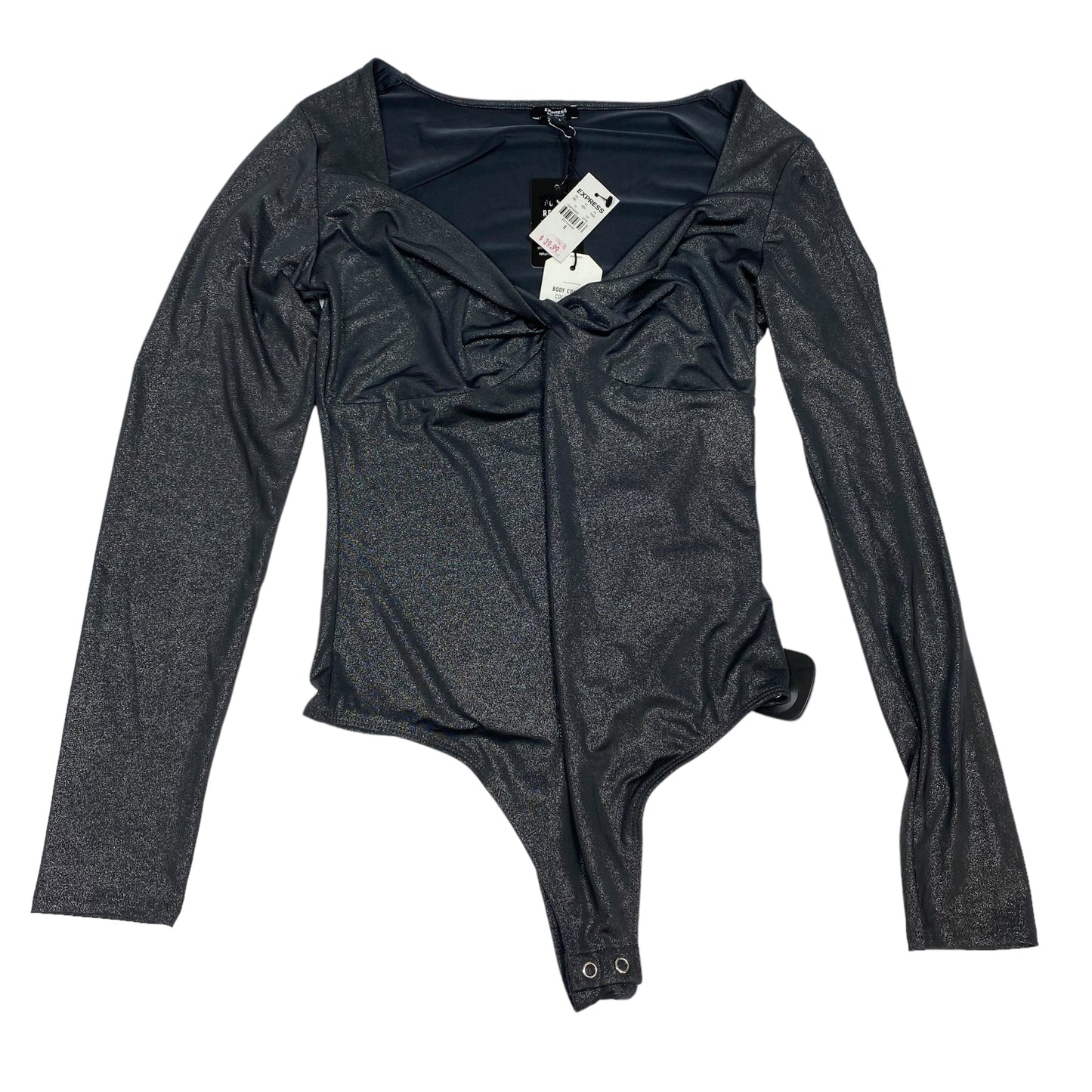 Bodysuit By Express In Grey, Size: S