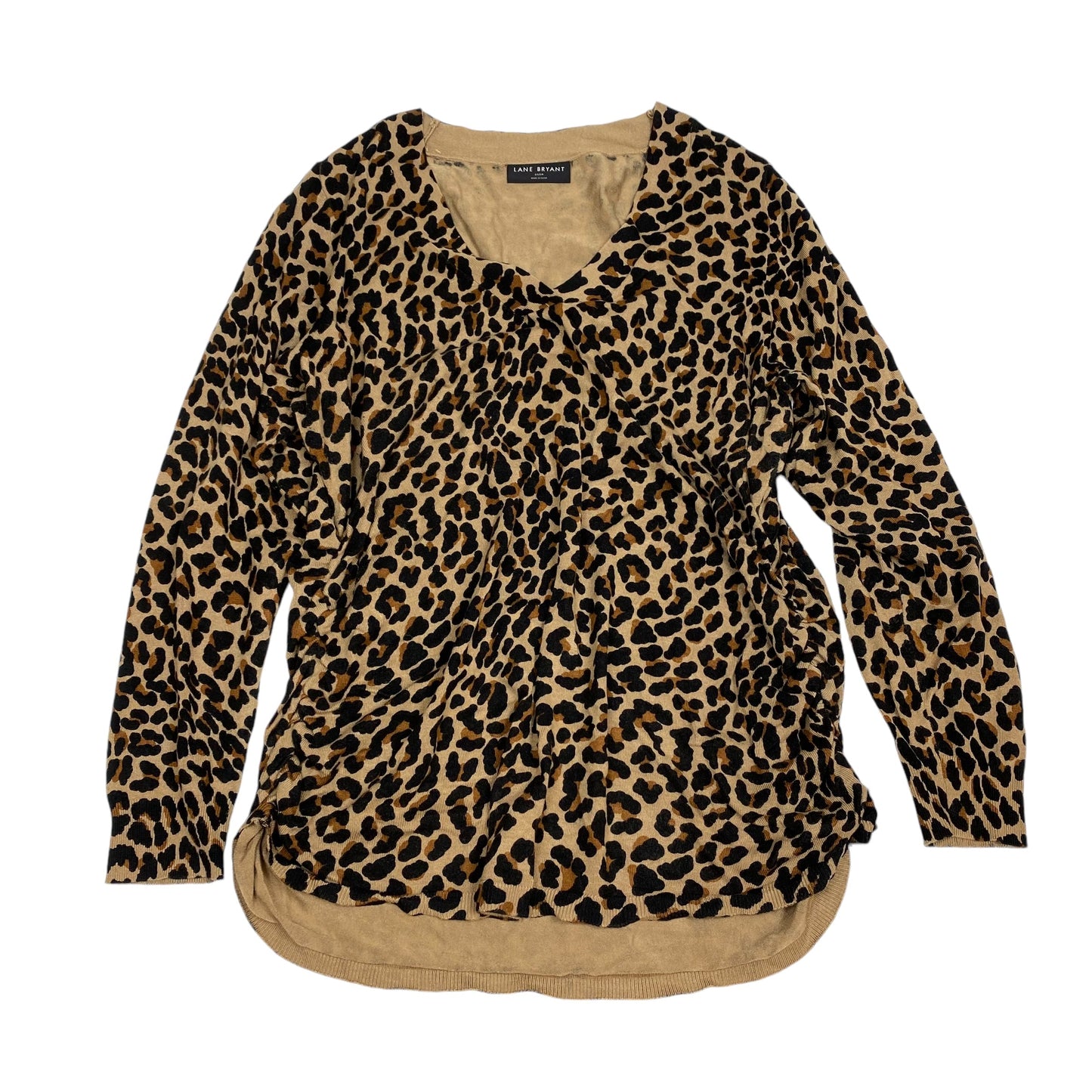 Sweater By Lane Bryant In Animal Print, Size: 3x