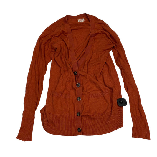 Cardigan By Mossimo In Orange, Size: M