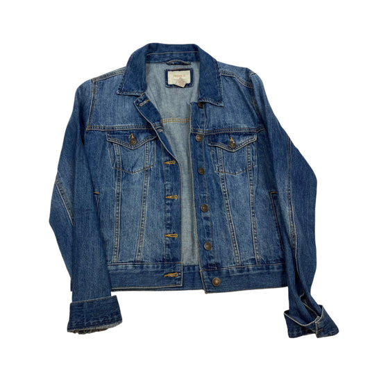 Jacket Denim By Forever 21 In Blue Denim, Size: M