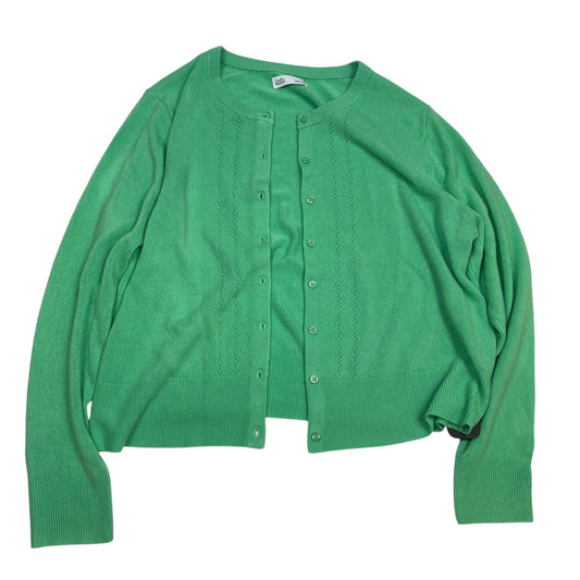 Cardigan By Croft And Barrow In Green, Size: Xl