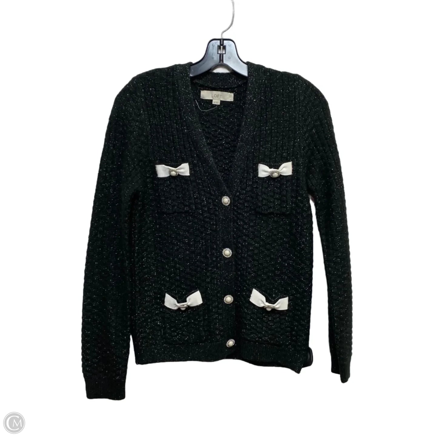 Sweater By Loft In Black, Size: Xs