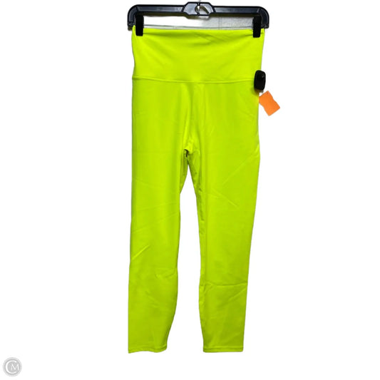 Athletic Leggings By Fabletics In Yellow, Size: M