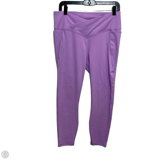 Athletic Leggings By Fabletics In Purple, Size: M