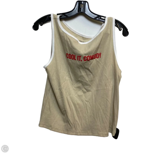 Top Sleeveless By Wild Fable In Beige, Size: Xl