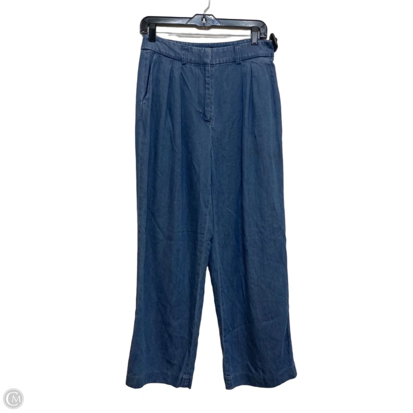 Jeans Wide Leg By Limited In Blue Denim, Size: 4p