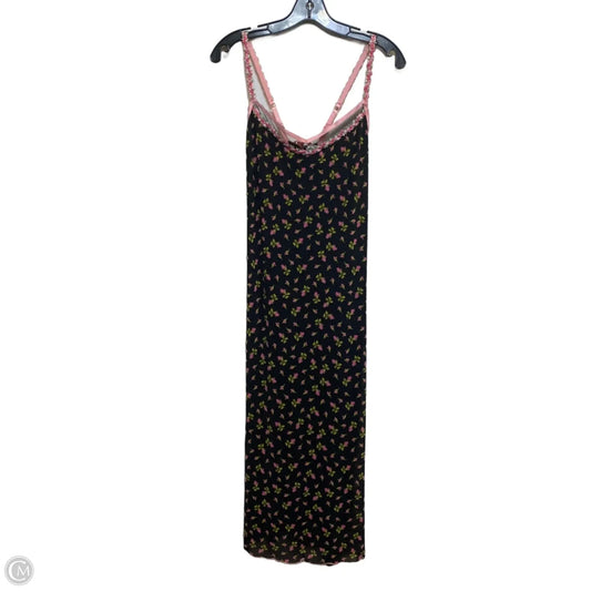 Dress Casual Maxi By Betsey Johnson In Black & Pink, Size: Xl