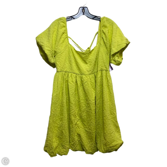 Dress Casual Short By Hem & Thread In Yellow, Size: L
