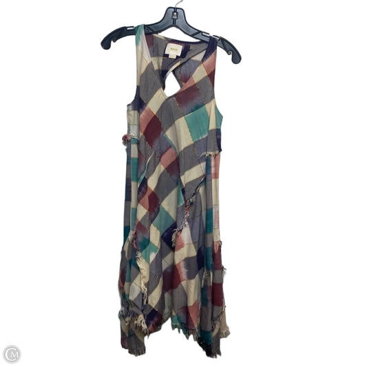 Dress Casual Midi By Maeve In Purple & Red, Size: Xs