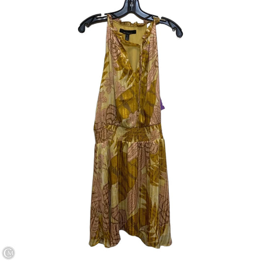 Dress Casual Short By White House Black Market In Yellow, Size: S