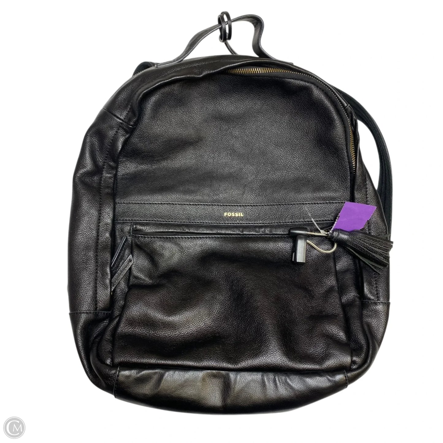 Backpack Leather By Fossil, Size: Medium