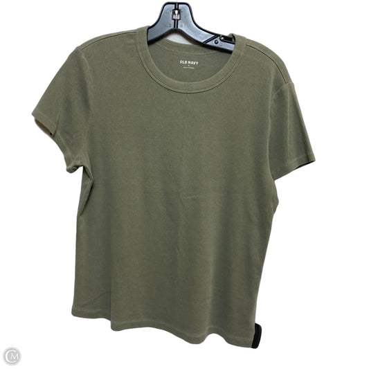 Top Short Sleeve By Old Navy In Green, Size: Xl