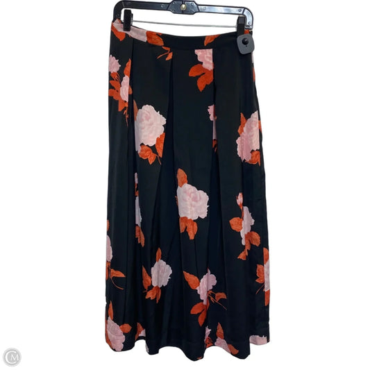 Skirt Maxi By Who What Wear In Black & Red, Size: S