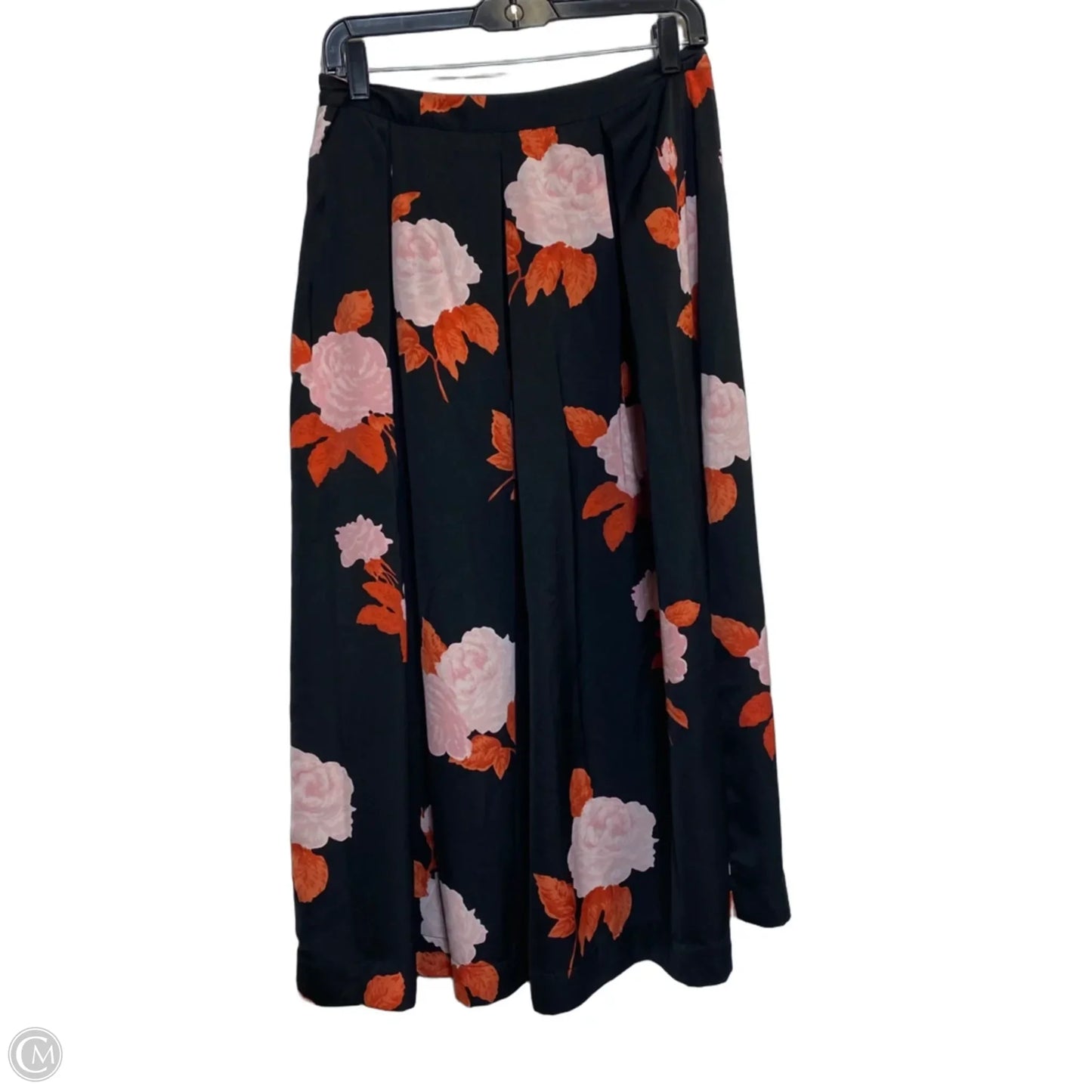 Skirt Maxi By Who What Wear In Black & Red, Size: S