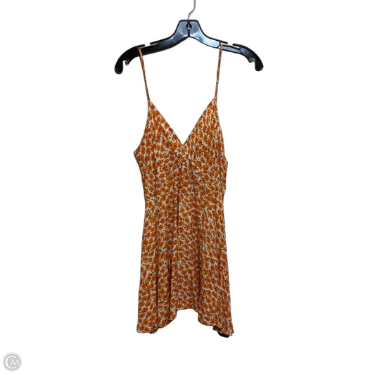 Top Sleeveless By Shein In Orange, Size: S