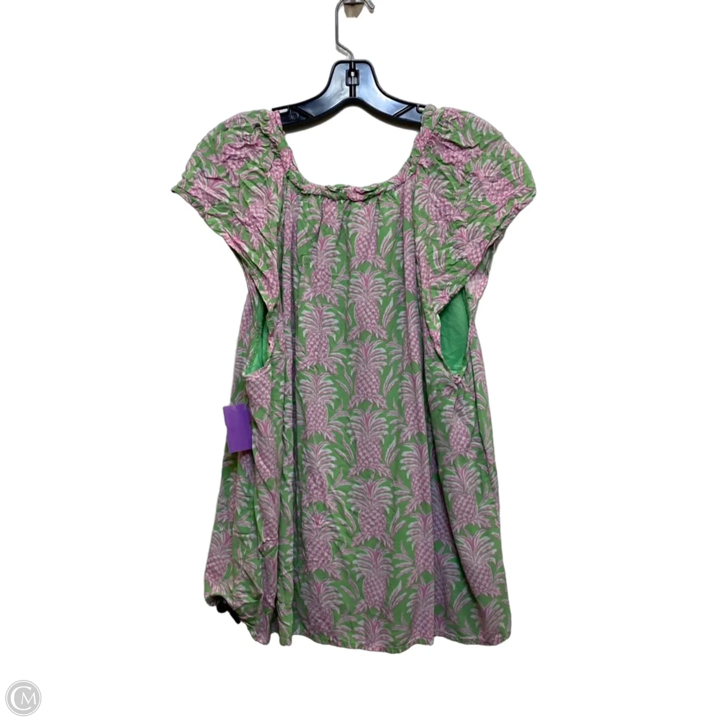 Top Sleeveless By Crown And Ivy In Green, Size: 1x