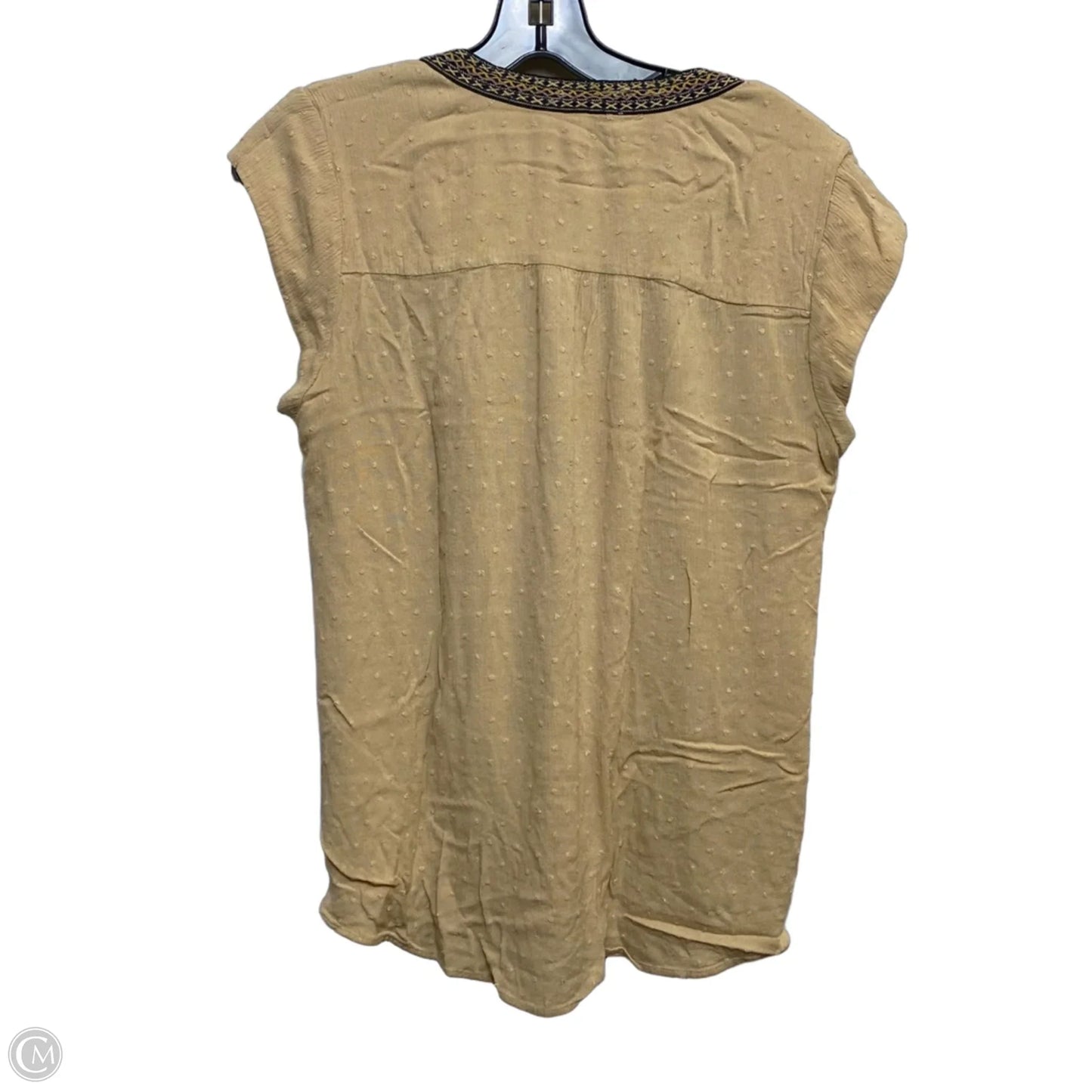 Top Sleeveless By Dr2 In Beige, Size: M