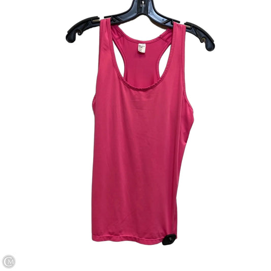 Athletic Tank Top By Clothes Mentor In Pink, Size: L