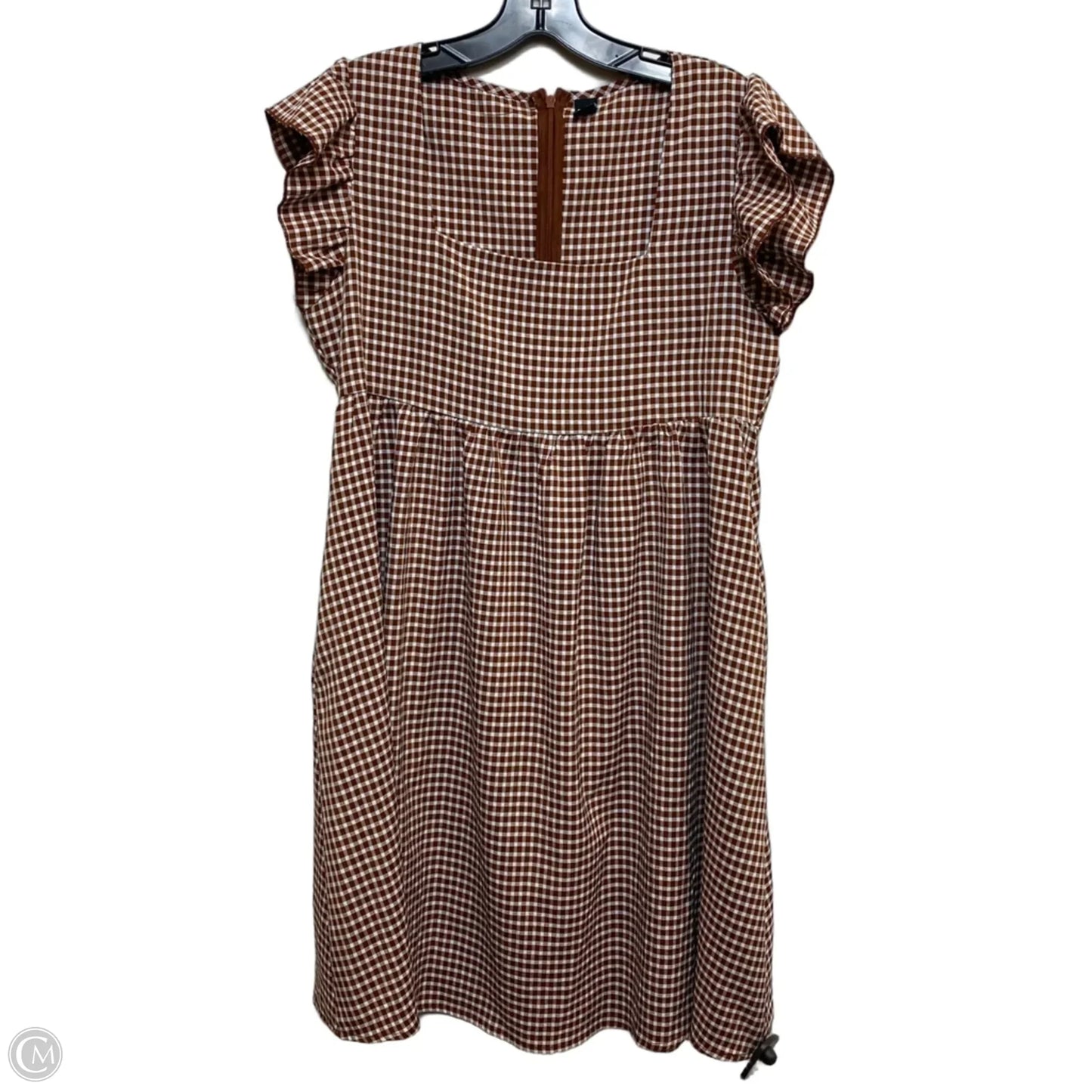 Dress Casual Short By Shein In Brown, Size: S