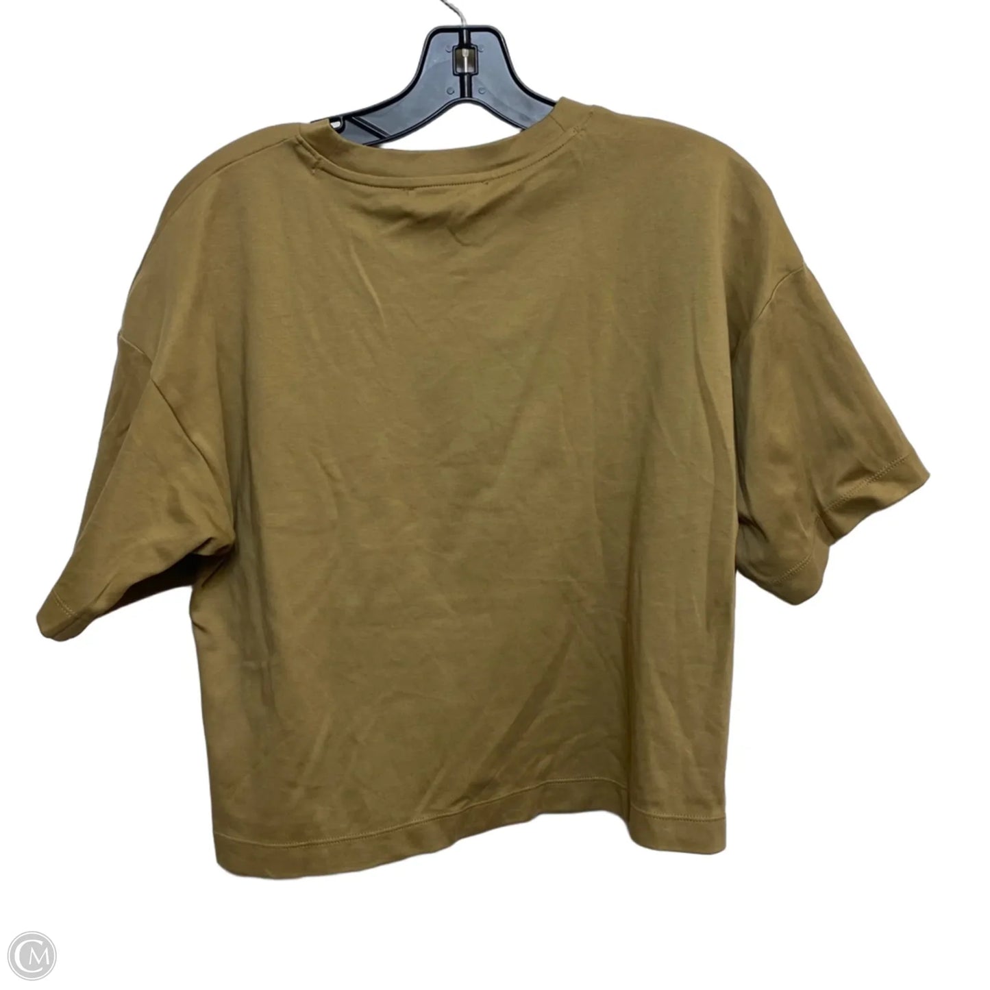 Top Short Sleeve By Spanx In Tan, Size: M