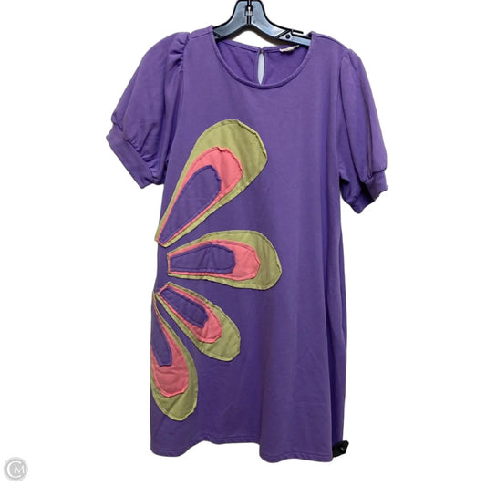 Dress Casual Short By Jodifl In Purple, Size: M
