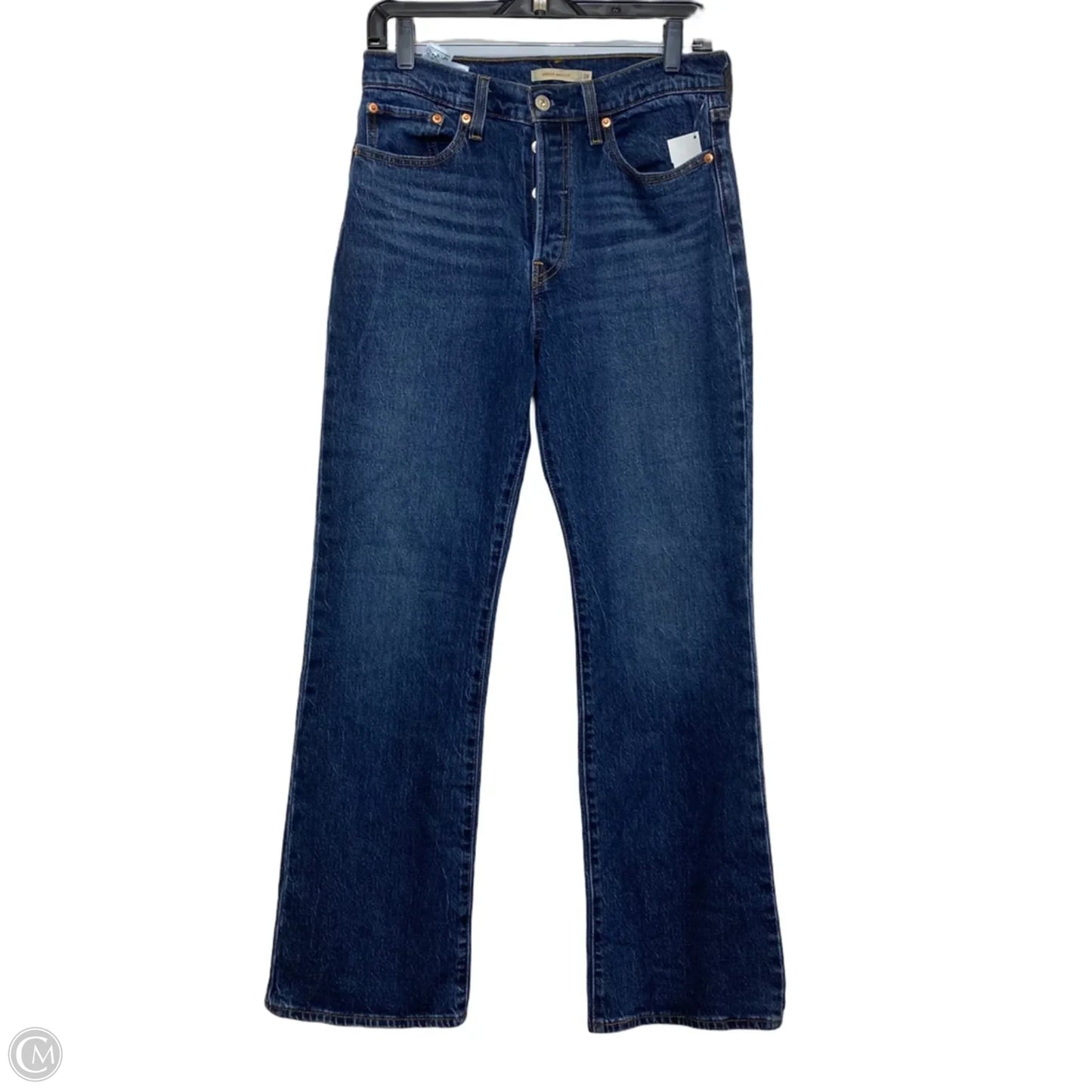 Jeans Boot Cut By Levis In Blue Denim, Size: 6