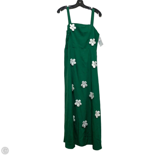 Dress Casual Maxi By Cmf In Green, Size: L