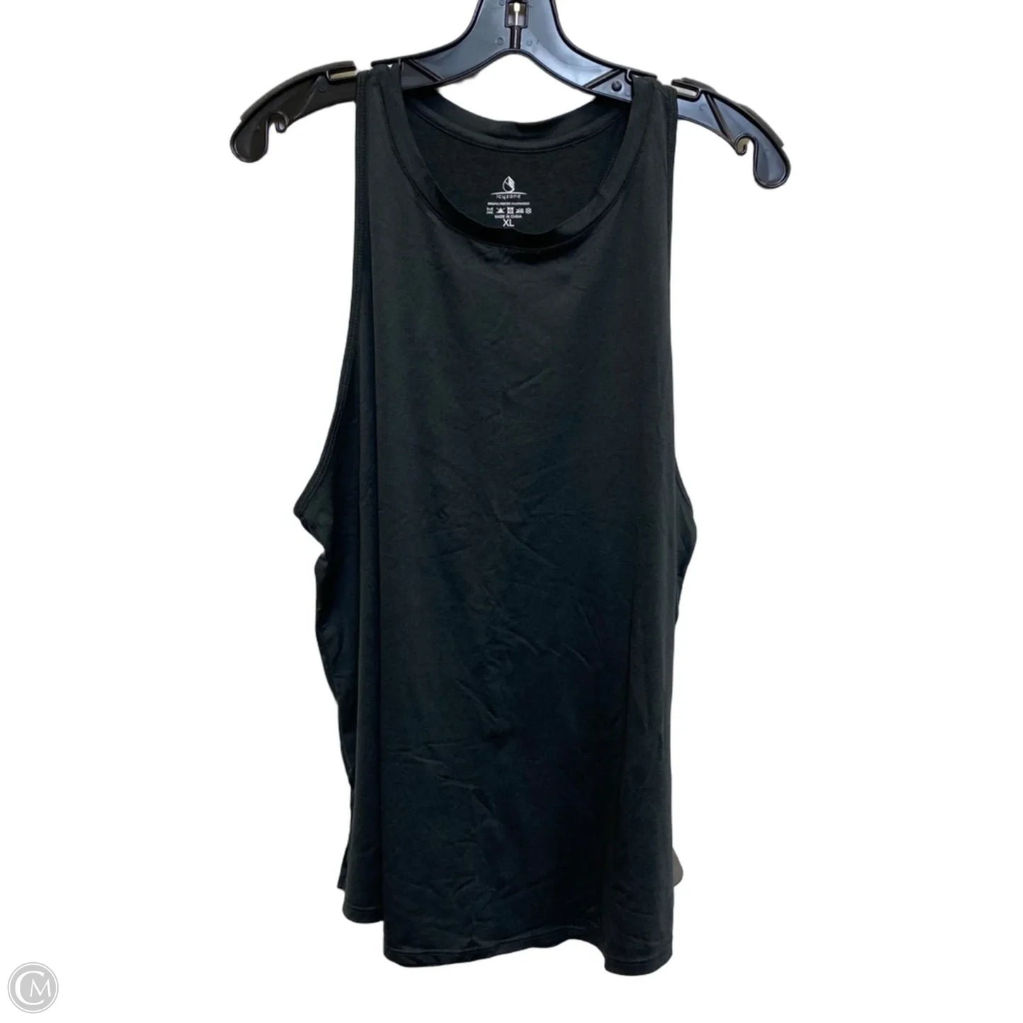 Athletic Tank Top By Icyzone In Grey, Size: Xl
